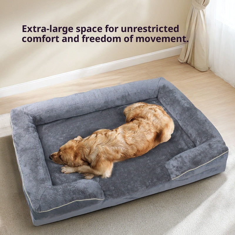 Detachable All-Season Pet Bed Mat providing extra-large space for pets to enjoy unrestricted comfort and movement.