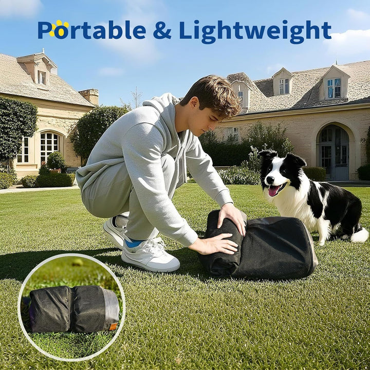 Inflatable Waterproof Travel Dog Bed portable design