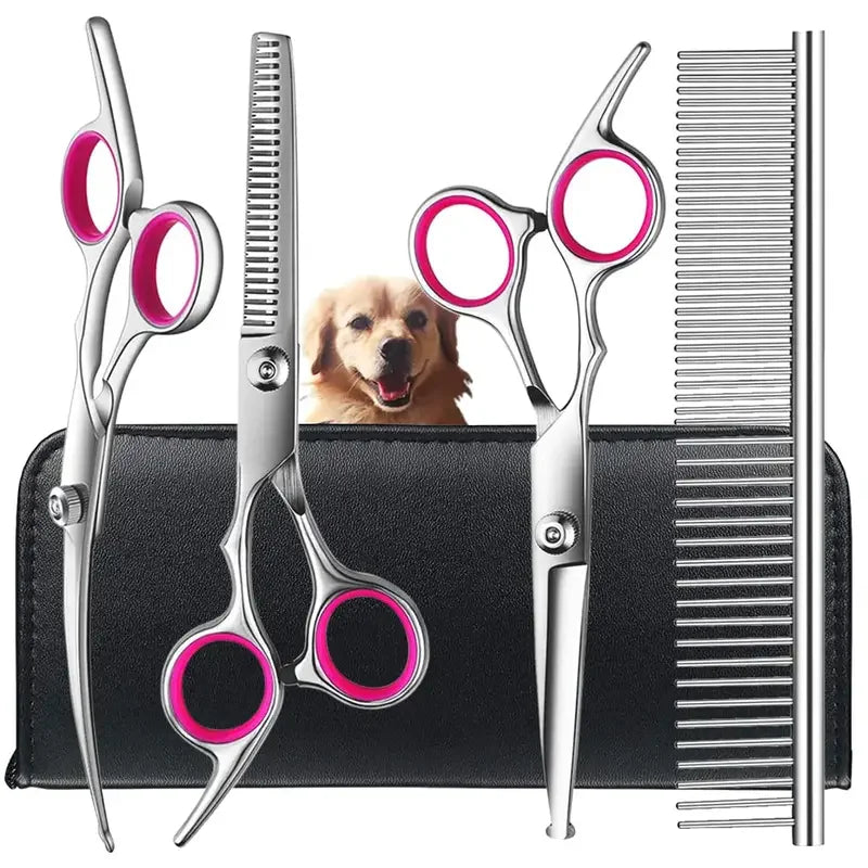 pet grooming scissors kit dog