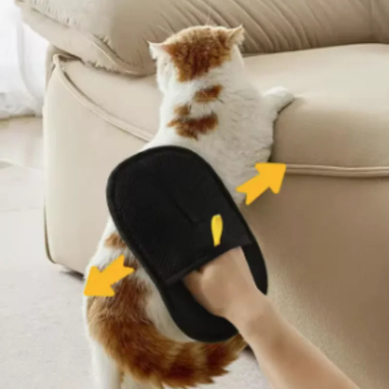 pet grooming gloves for hair removal rabbits glove